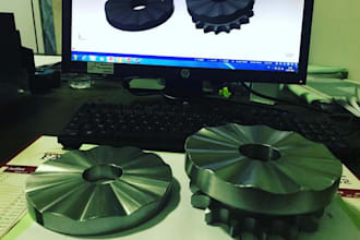 make stl, dxf , stp , igs and dwg files and designs
