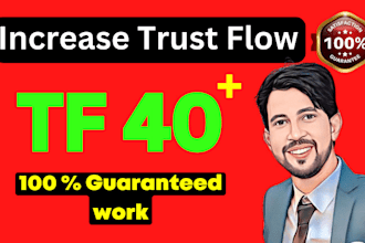 increase tf majestic trust flow tf 40 fast