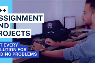 make all c language assignments and also build projects