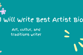 write best artist bio