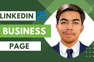 create linkedin business page