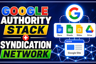 create google authority stack and syndication network for SEO