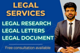 do legal research, terms of service, legal letter and legal document UK USA uae