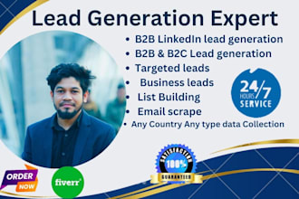 create targeted lists prospect lists and linkedin leads for businesses