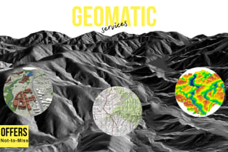 create gis maps, do elevation models and 3d modeling