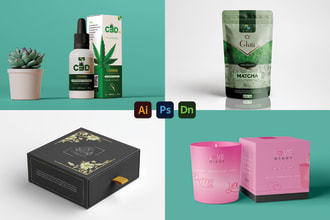 do professional stunning product packaging and label design