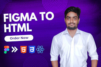 convert your figma to react, figma to html, psd to html