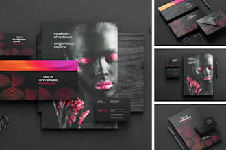 design you a premium logo and brand identity
