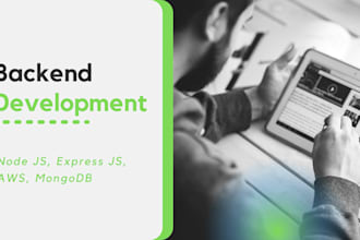 create a backend node js, express js, mongodb
