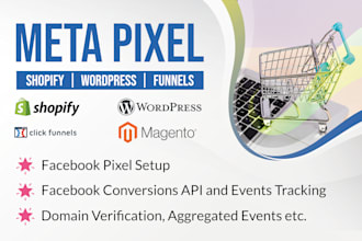setup meta facebook pixel and conversions API for conversion tracking