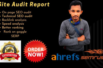 seo audit report with competitor analysis