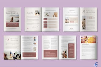 design ebook, pdf, workbook and lead magnet