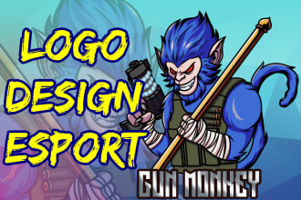 professional logo design for esports, sports, twitch and youtube