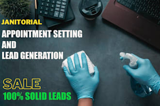 do appointment setting for your commercial cleaning service