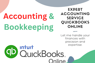 do bookkeeping on quickbooks online and bank reconciliation