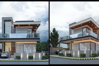 do architectural 3d modeling, 3d rendering in revit