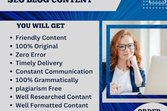 write SEO articles and blogs for website at any niche in 1 day