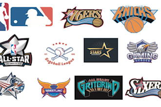 custom mlb, nba, mlb, nfl, ufc, ncaa, world series, all star games logo