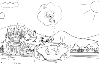 do beautiful coloring book illustrations