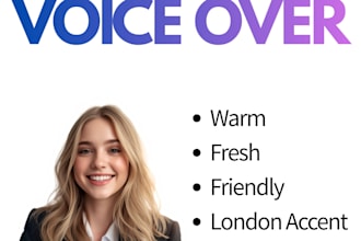 record a voice over for you