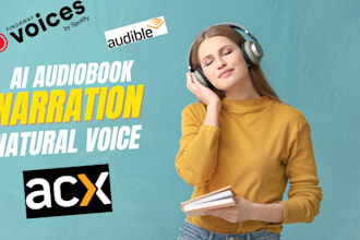 record a professional audiobook and narration voiceover