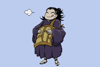do pixel art and pixel game style