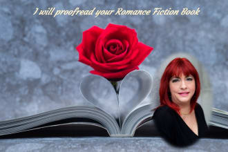 proofread and line edit your romance fiction book