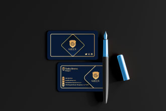 do luxury modern and memorable business card design