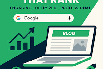 be your SEO blog writer for articles and website content