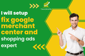 setup, fix google merchant center and shopping ads expert