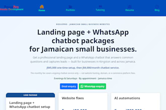 create a web application for you