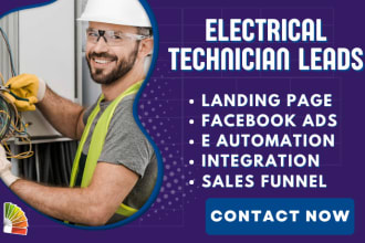 generate electrical contractor leads electrician technician wiring cabling leads