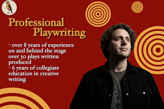 write your stage play