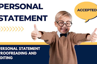 professionally edit personal statements and college application essays