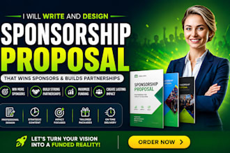 craft sponsorship proposals and funding proposals