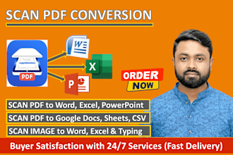 convert scanned pdf  to word, scanned pdf  to excel, google docs, sheets, csv