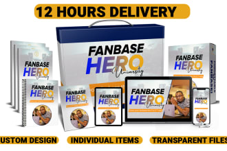 design 3d product mockup, ecover bundle for digital products, and online course