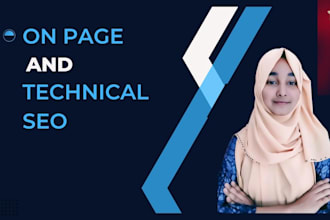 do on page and technical SEO for your website