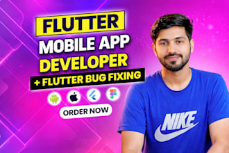 building mobile app in flutter and flutter bug fix