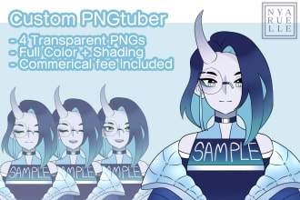 create custom pngtuber model for streaming
