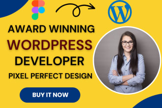 design modern wordpress website with elementor pro, divi or avada
