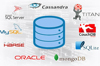 write sql queries, sql database projects, assignments, er diagrams and much more