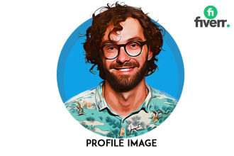 draw a cartoon caricature headshot avatar from your photo