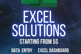 do data entry in excel, automate it using macros vba and pivot tables