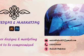 make a poster design or facebook design