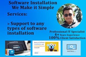 give expert software installation services adobe office trados autocad anything