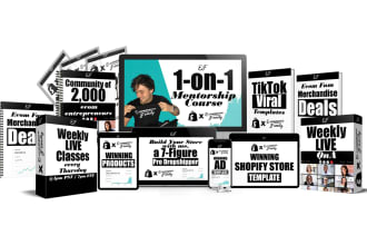 design online course bundle and custom 3d product mockup for high impact results