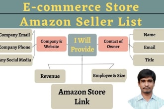 do ecommerce store and amazon seller list builder