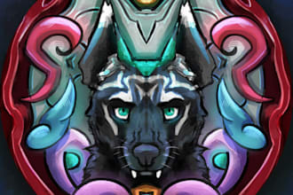 draw a headshot of your furry character