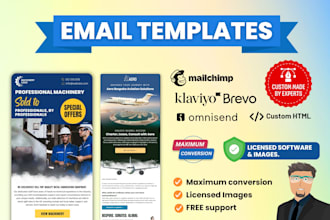 design a professional brevo email newsletter template